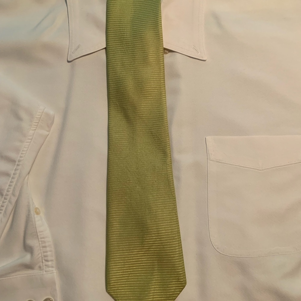 Calvin Klein chartreuse Tie